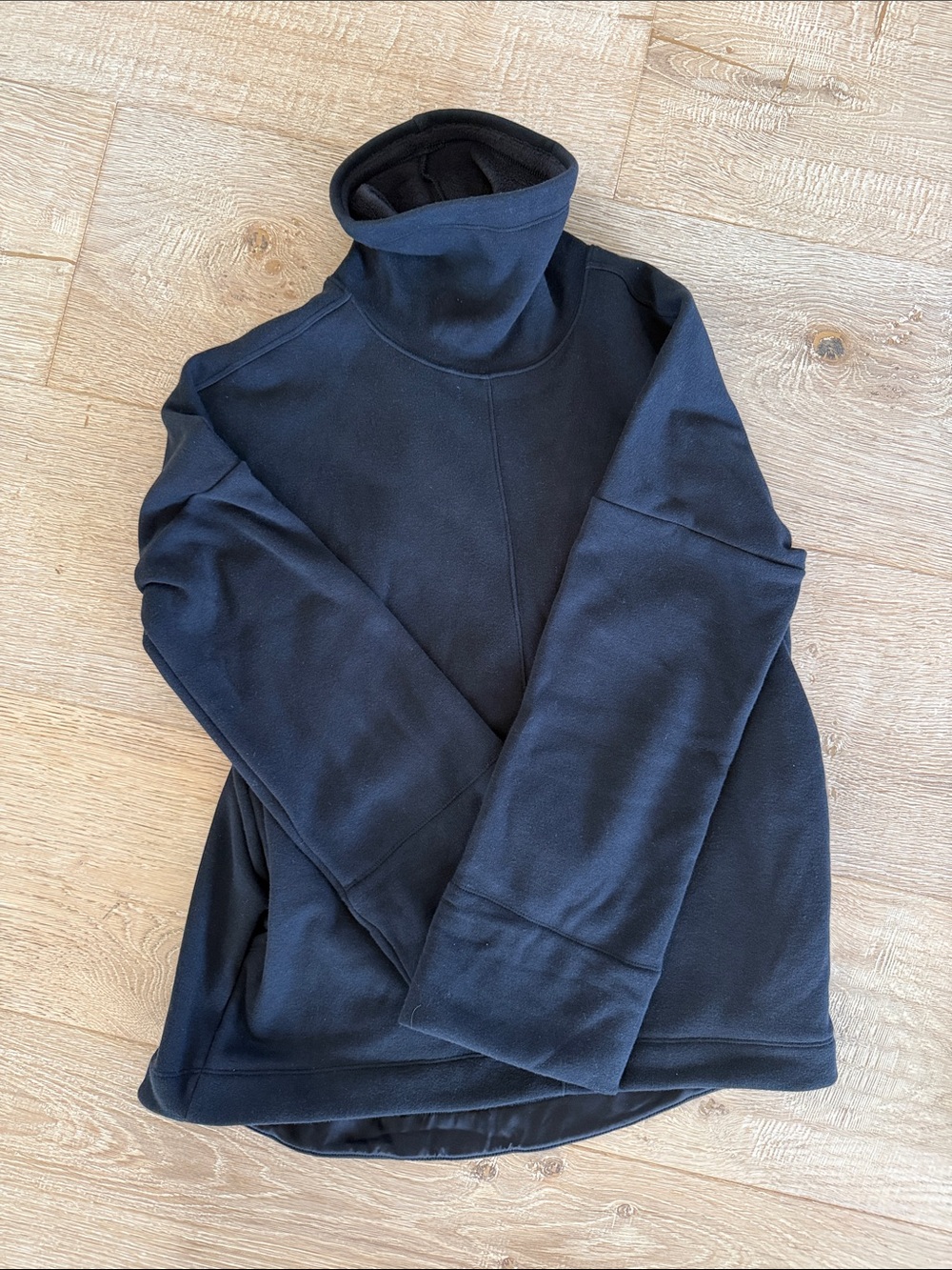 Athleta Black Turtleneck Pullover Sweater